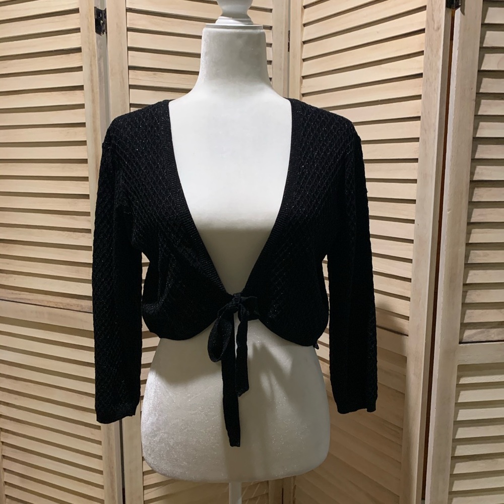Sparkle shrug sweater